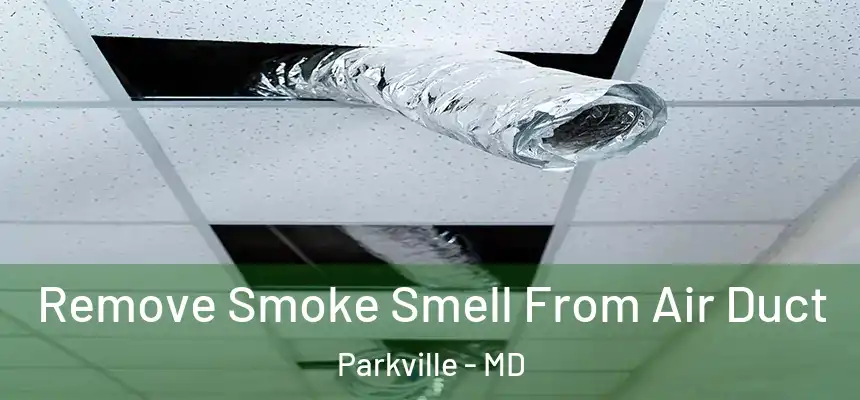 Remove Smoke Smell From Air Duct Parkville - MD